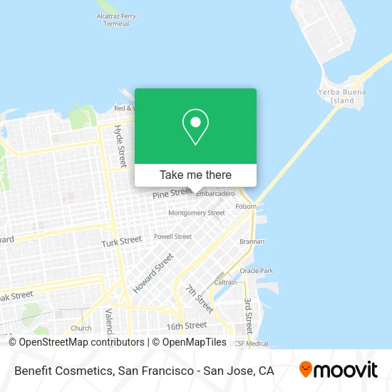 Benefit Cosmetics map
