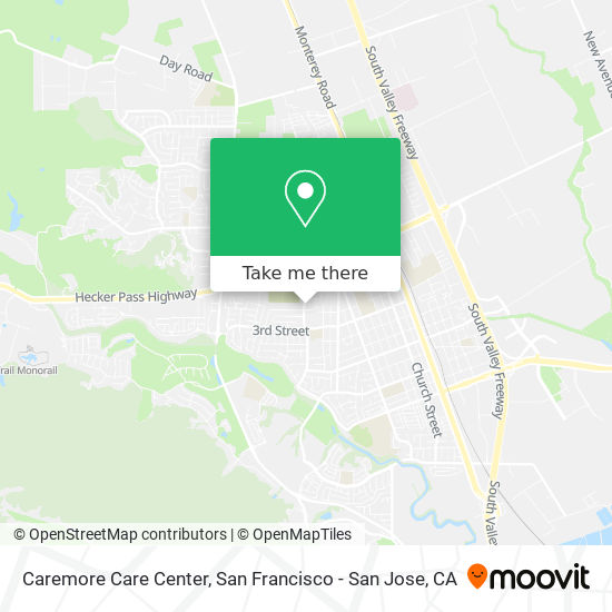 Caremore Care Center map