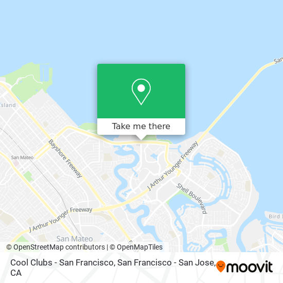 Cool Clubs - San Francisco map