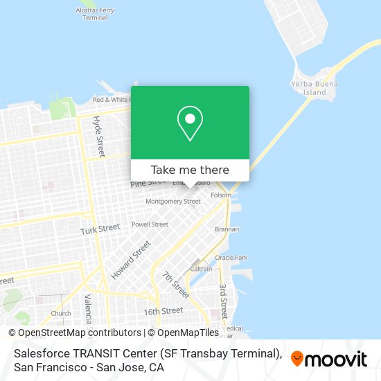 Salesforce TRANSIT Center (SF Transbay Terminal) map