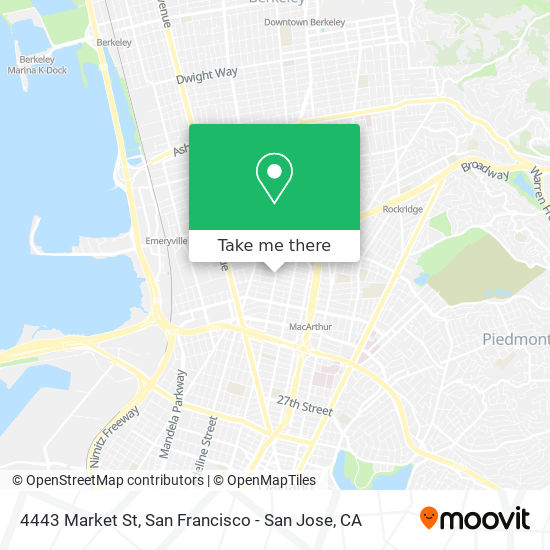 Mapa de 4443 Market St