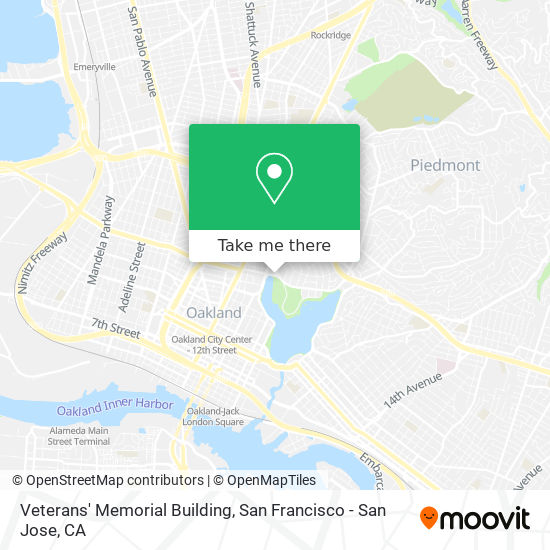 Mapa de Veterans' Memorial Building