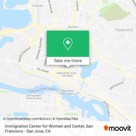 Mapa de Immigration Center for Women and Center