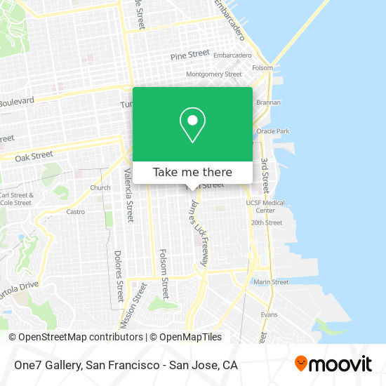 One7 Gallery map