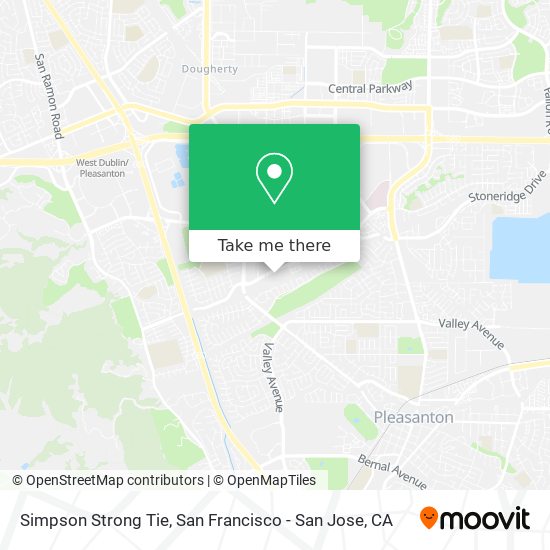 Simpson Strong Tie map