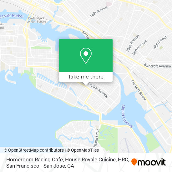 Homeroom Racing Cafe, House Royale Cuisine, HRC map