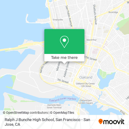 Ralph J Bunche High School map