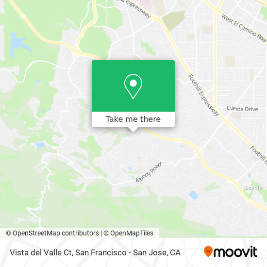 Mapa de Vista del Valle Ct