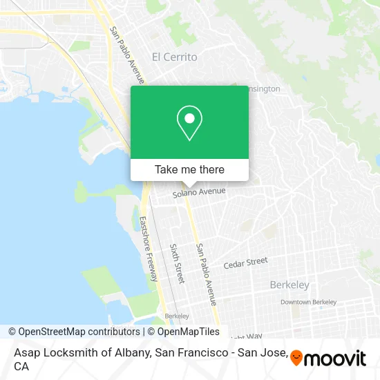Mapa de Asap Locksmith of Albany