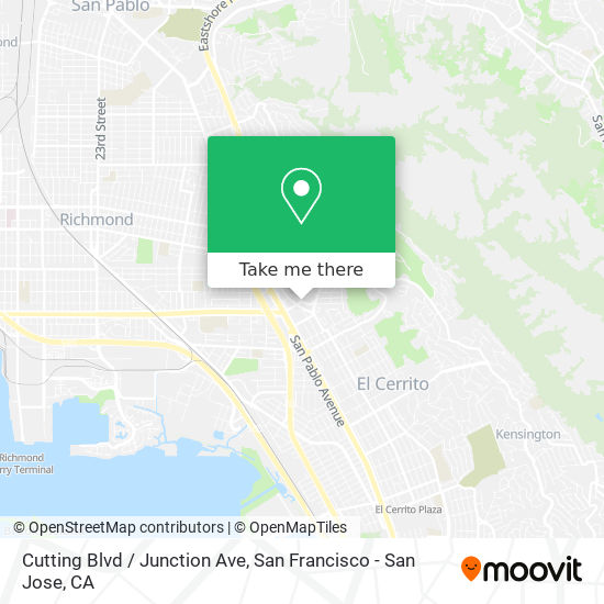 Cutting Blvd / Junction Ave map