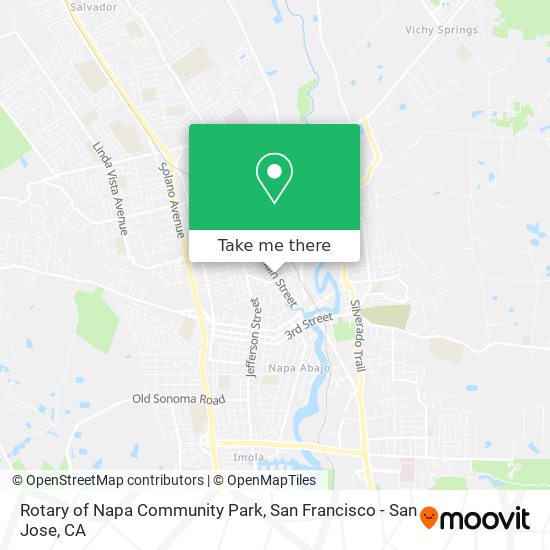 Rotary of Napa Community Park map