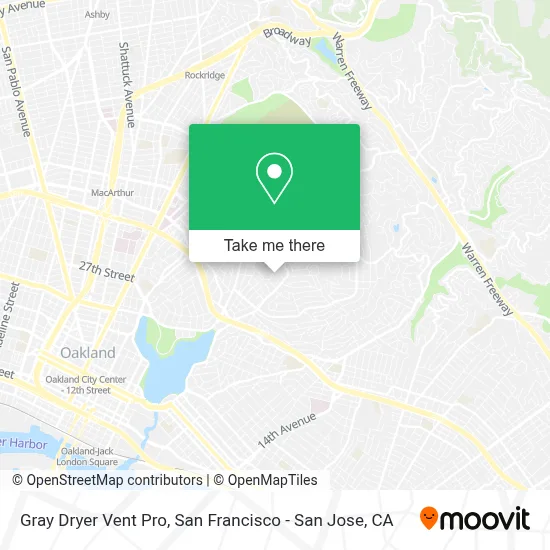 Gray Dryer Vent Pro map