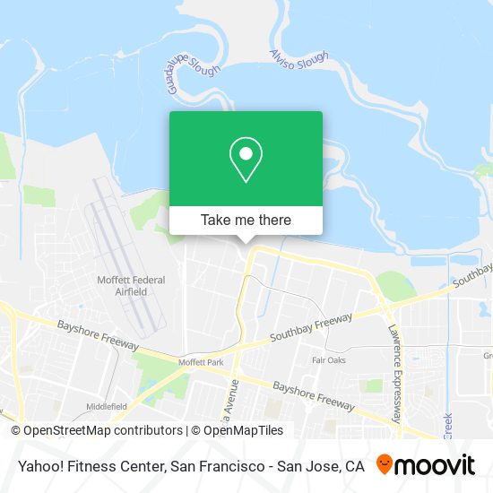 Yahoo! Fitness Center map