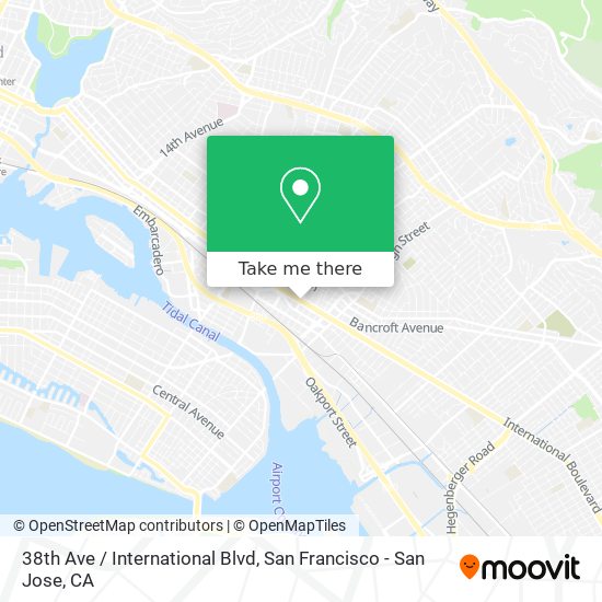 Mapa de 38th Ave / International Blvd