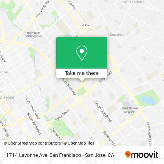 1714 Lavonne Ave map