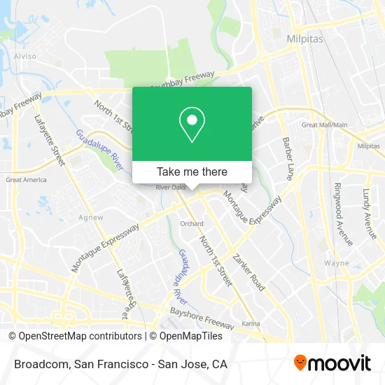 Mapa de Broadcom