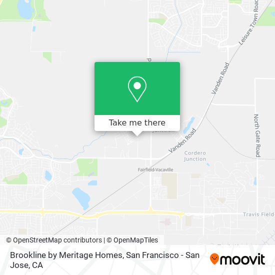 Mapa de Brookline by Meritage Homes