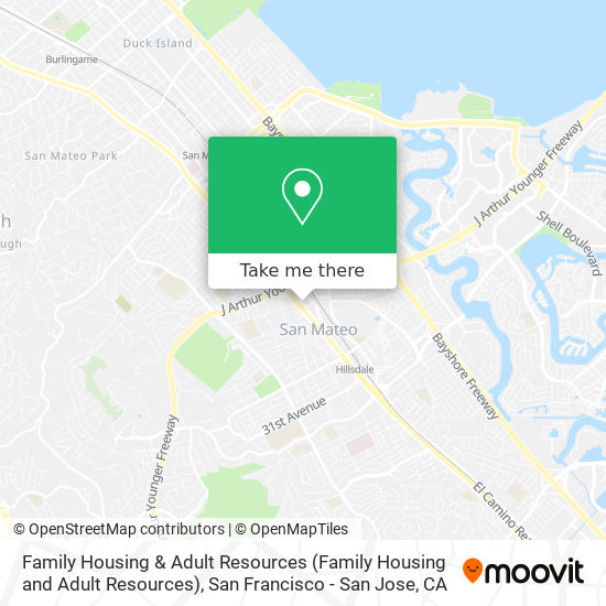 Family Housing & Adult Resources map