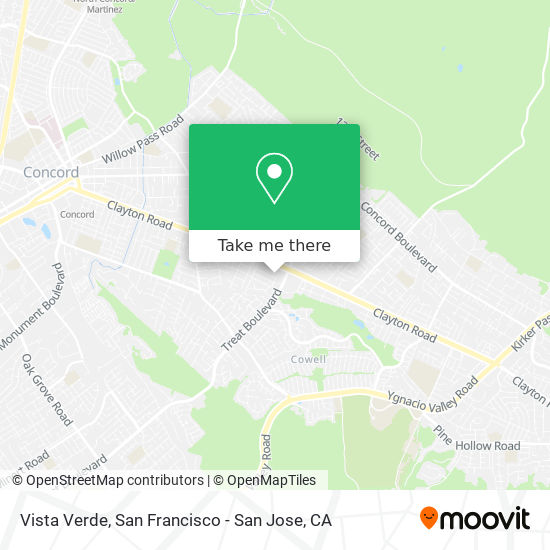 Vista Verde map