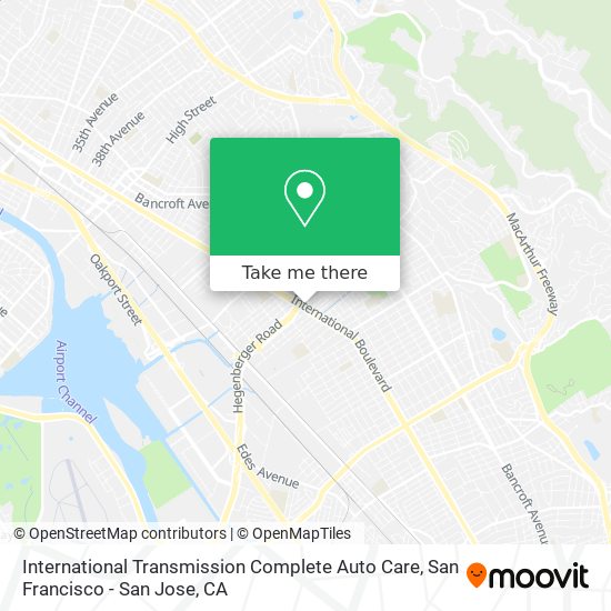 Mapa de International Transmission Complete Auto Care