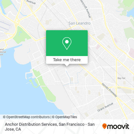 Anchor Distribution Services map