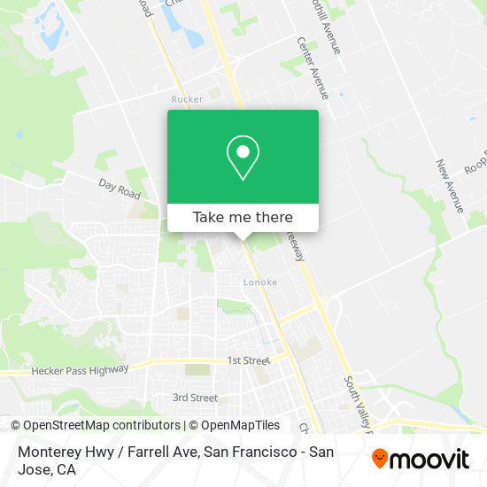 Monterey Hwy / Farrell Ave map