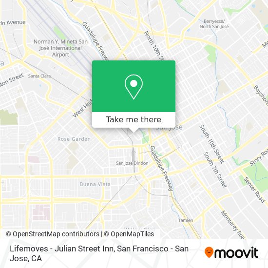 Lifemoves - Julian Street Inn map