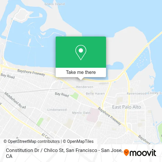 Constitution Dr / Chilco St map