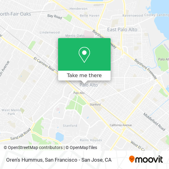 How To Get To Oren S Hummus In Palo Alto By Bus Or Train Moovit