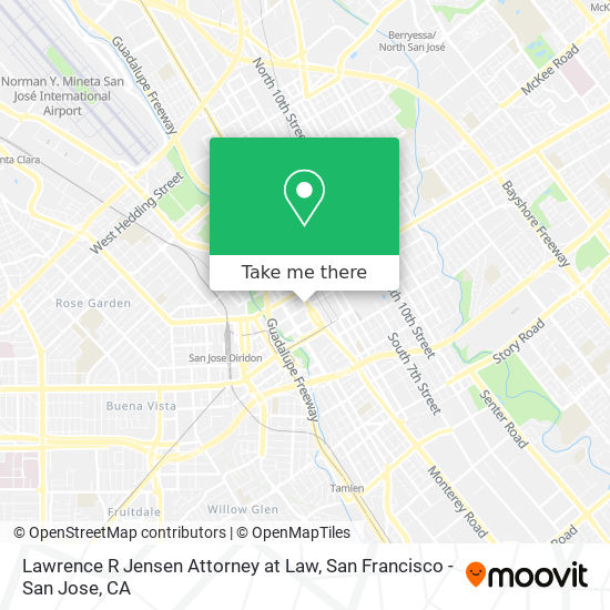 Lawrence R Jensen Attorney at Law map