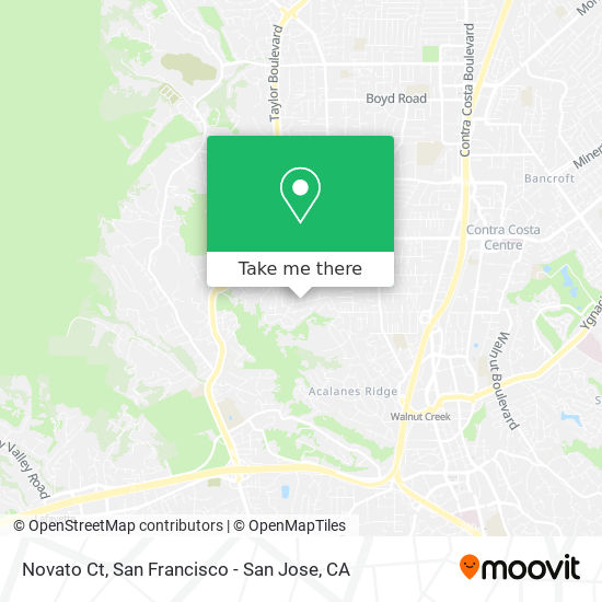 Novato Ct map