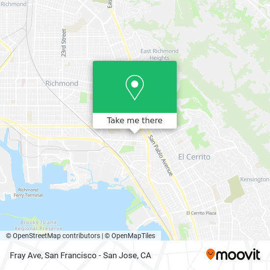 Fray Ave map