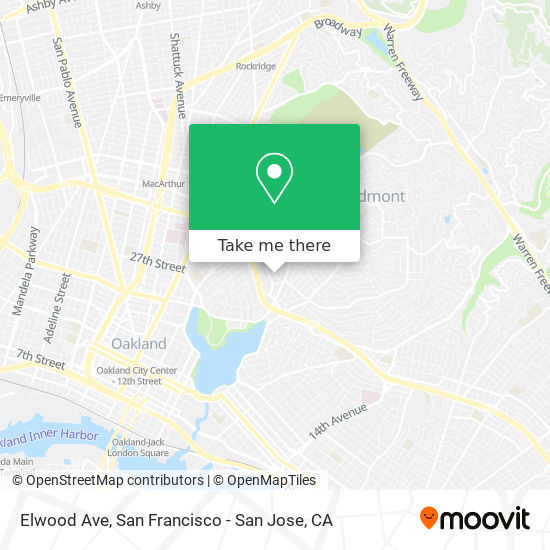 Mapa de Elwood Ave