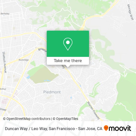 Duncan Way / Leo Way map
