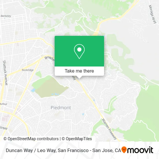 Mapa de Duncan Way / Leo Way
