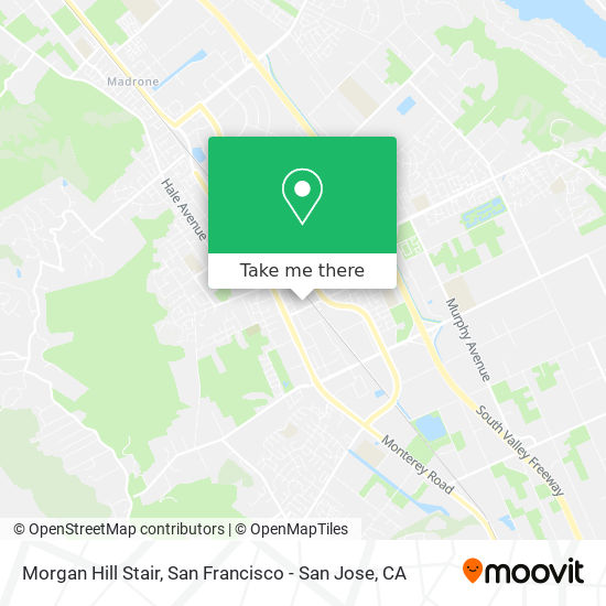 Morgan Hill Stair map