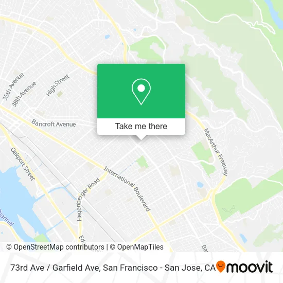 73rd Ave / Garfield Ave map