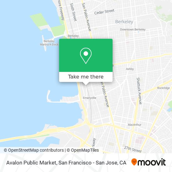Mapa de Avalon Public Market
