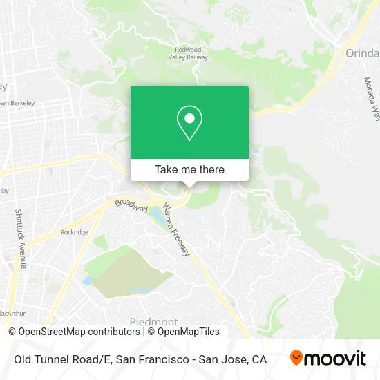 Old Tunnel Road/E map