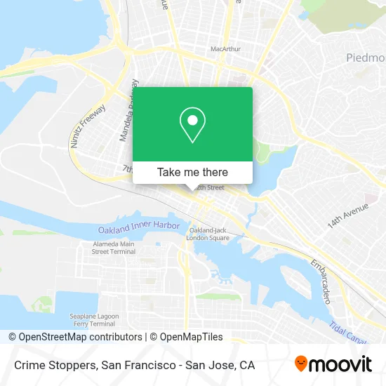Crime Stoppers map