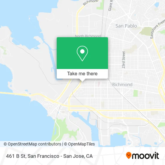 Mapa de 461 B St