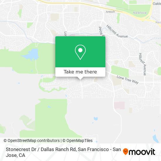 Mapa de Stonecrest Dr / Dallas Ranch Rd