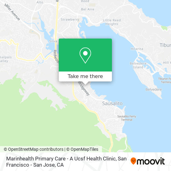 Marinhealth Primary Care - A Ucsf Health Clinic map