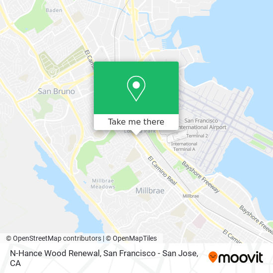 N-Hance Wood Renewal map