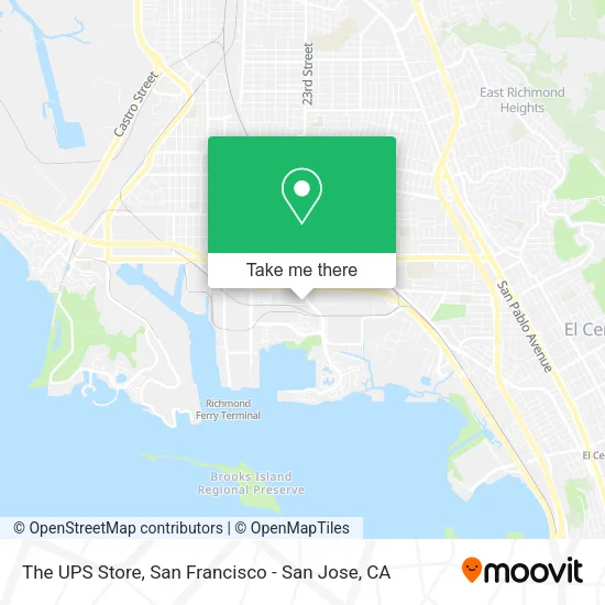 Mapa de The UPS Store