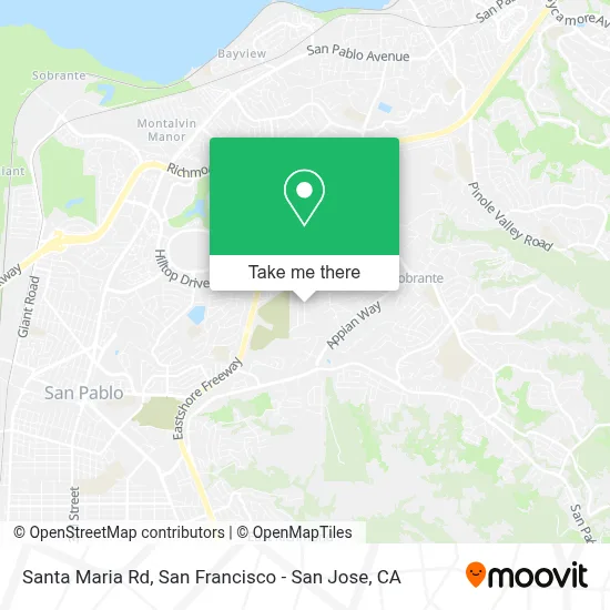 Santa Maria Rd map