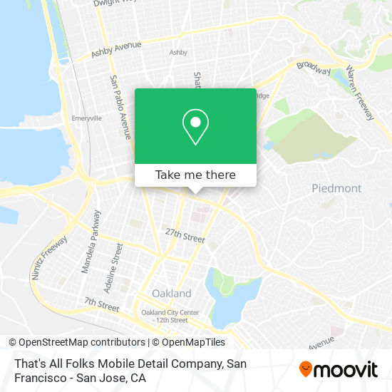 Mapa de That's All Folks Mobile Detail Company