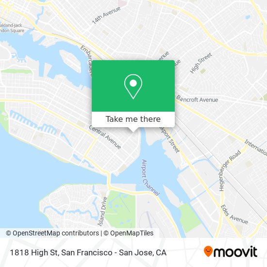 Mapa de 1818 High St