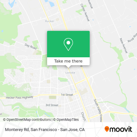 Monterey Rd map