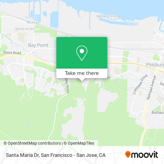 Santa Maria Dr map